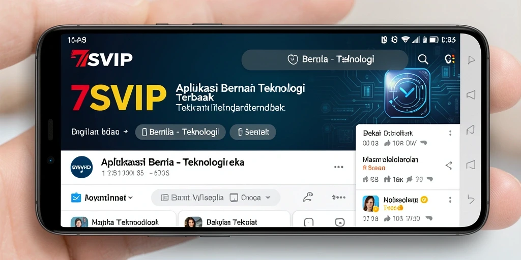 Tampilan antarmuka aplikasi 7SVIP yang modern dan informatif.