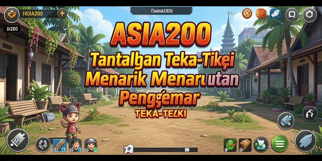 Antarmuka permainan ASIA200 yang menarik dengan teka-teki yang menantang.