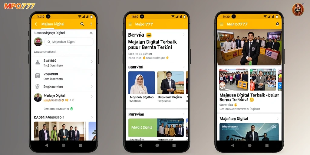 Antarmuka MPO777 yang menarik dan informatif untuk membaca berita.