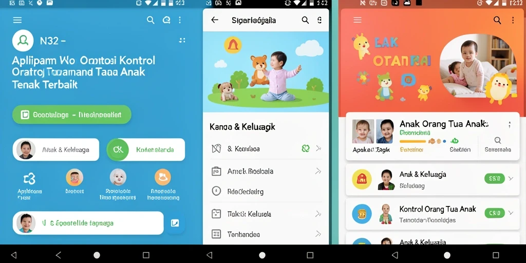 Antarmuka N32 yang sederhana dan mudah digunakan untuk kontrol orang tua anak.