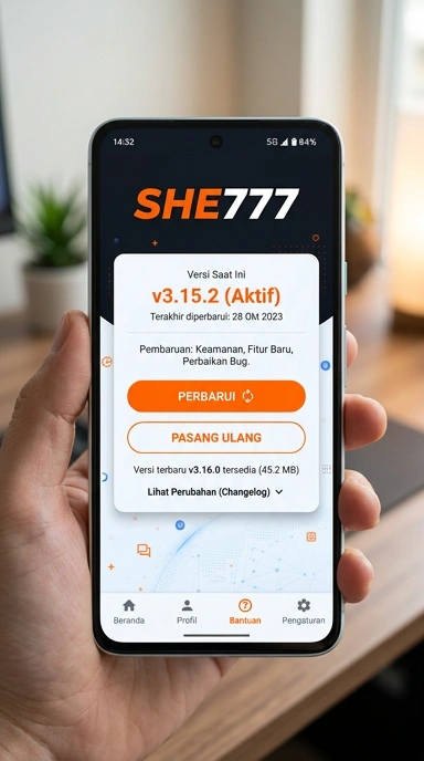 Riwayat Versi Aplikasi she777 untuk Android